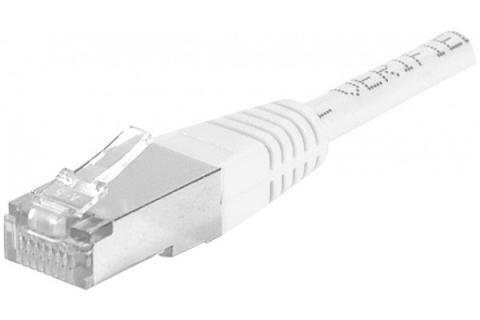 DEXLAN Cat6A RJ45 Patch cable S/FTP white - 10 m