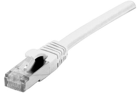 Cat6A RJ45 Patch cable S/FTP TPE ecofriendly snagless white GRS certified - 10m