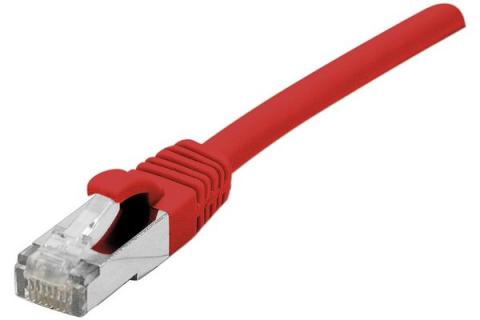 Cat6 RJ45 Patch cable F/UTP PVC ecofriendly red - 10m