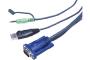 USB+Audio Mini KVM- 2  Ports with cables
