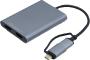 USB 3.0 GRAPHIC CARD DUAL DISPLAY HDMI 4K + HDMI 1080p