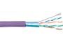 Dexlan f/utp CAT6 solid cable purple lszh cpr dca- 100M