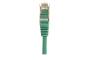 Cat5e RJ45 Patch cable F/UTP green - 0,5 m