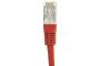 Cat6 RJ45 Patch cable S/FTP red - 0,15 m