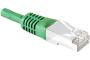 DEXLAN Cat6A RJ45 Patch cable S/FTP green - 1 m