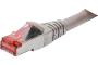 Ultra Flex Cat6A Patch cable U/FTP PVC Grey - 1m