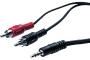 Soundcard cord 3.5-mm jack to 2 x RCA male- 3 m