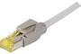 RJ45 Patch on Cat7 cable S/FTP LSZH snagless grey - 10 m