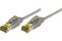 RJ45 Patch on Cat7 cable S/FTP LSZH snagless grey - 20 m