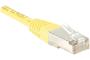 Cat6 RJ45 Patch cable F/UTP yellow - 25 m