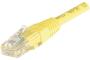 Cat5e RJ45 Patch cable U/UTP yellow - 10 m