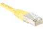Cat5e RJ45 Patch cable F/UTP yellow - 1 m
