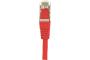 Cat5e RJ45 Patch cable F/UTP red - 0,5 m