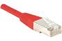 Cat6 RJ45 crossover Patch cable S/FTP red - 0,5 m