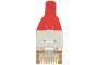 Cat6 RJ45 crossover Patch cable S/FTP red - 0,5 m